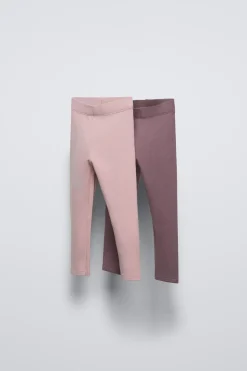 PACK DOIS LEGGINGS LISOS-ZARA Fashion