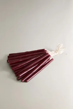 ZARA Fragrâncias Para Casa|Fragrâncias Para Casa^PACK MINIVELAS AROMÁTICAS GINGERBREAD (PACK DE 20) Vermelho