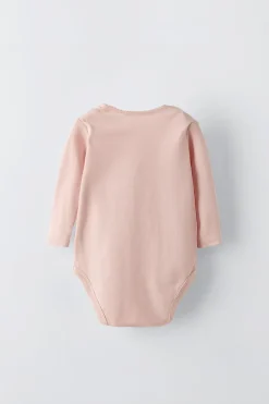 PACK OF FIVE FLORAL BODYSUITS-ZARA Hot