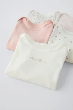 PACK OF FIVE FLORAL BODYSUITS-ZARA Hot