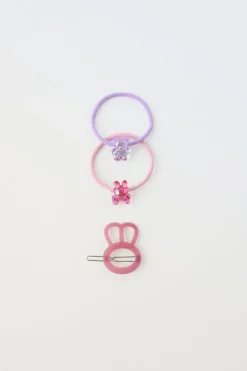 PACK PINÇA E SCRUNCHIES ANIMAL-ZARA Online
