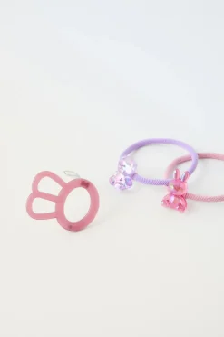 PACK PINÇA E SCRUNCHIES ANIMAL-ZARA Online
