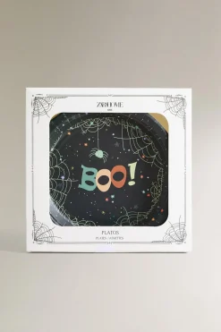 PACK PRATOS PAPEL INFANTIS HALLOWEEN (PACK DE 12)-ZARA Cheap