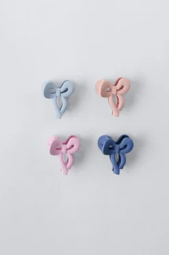 PACK QUATRO PINÇAS LAÇOS-ZARA Flash Sale