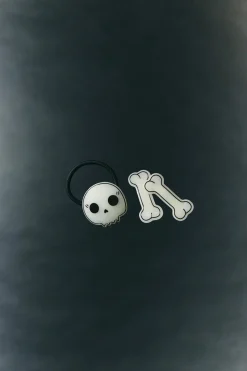 PACK SCRUNCHIE CAVEIRA E PINÇAS OSSOS GLOW IN THE DARK-ZARA Sale