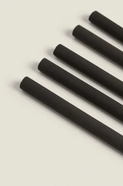 ZARA Fragrâncias Para Casa|Fragrâncias Para Casa^PACK VARINHAS DE INCENSO AROMÁTICAS LEATHER AMBER (PACK DE 5) Preto