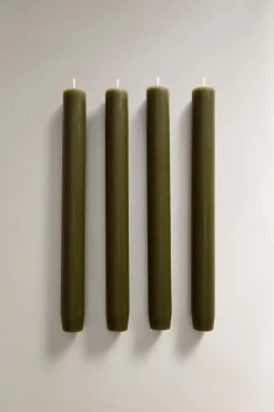 ZARA Fragrâncias Para Casa|Fragrâncias Para Casa^PACK VELAS AROMÁTICAS COMPRIDAS BASILICUM (PACK DE 4) Menta