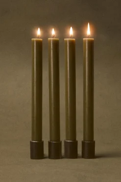 ZARA Fragrâncias Para Casa|Fragrâncias Para Casa^PACK VELAS AROMÁTICAS COMPRIDAS BASILICUM (PACK DE 4) Menta