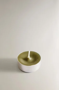 ZARA Fragrâncias Para Casa|Fragrâncias Para Casa^PACK VELAS AROMÁTICAS TEALIGHT CHIMNEY (PACK DE 8) Verde
