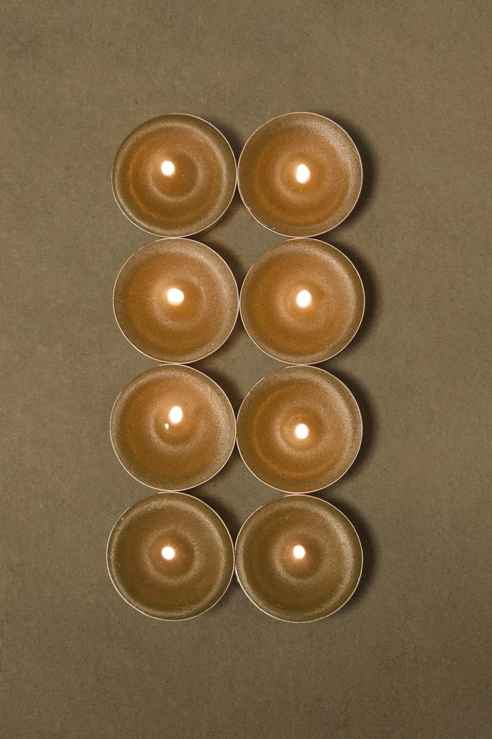 ZARA Fragrâncias Para Casa|Fragrâncias Para Casa^PACK VELAS AROMÁTICAS TEALIGHT CHIMNEY (PACK DE 8) Verde