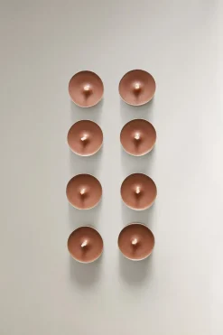 ZARA Fragrâncias Para Casa|Fragrâncias Para Casa^PACK VELAS AROMÁTICAS TEALIGHT SALTED CARAMEL (PACK DE 8) Creme