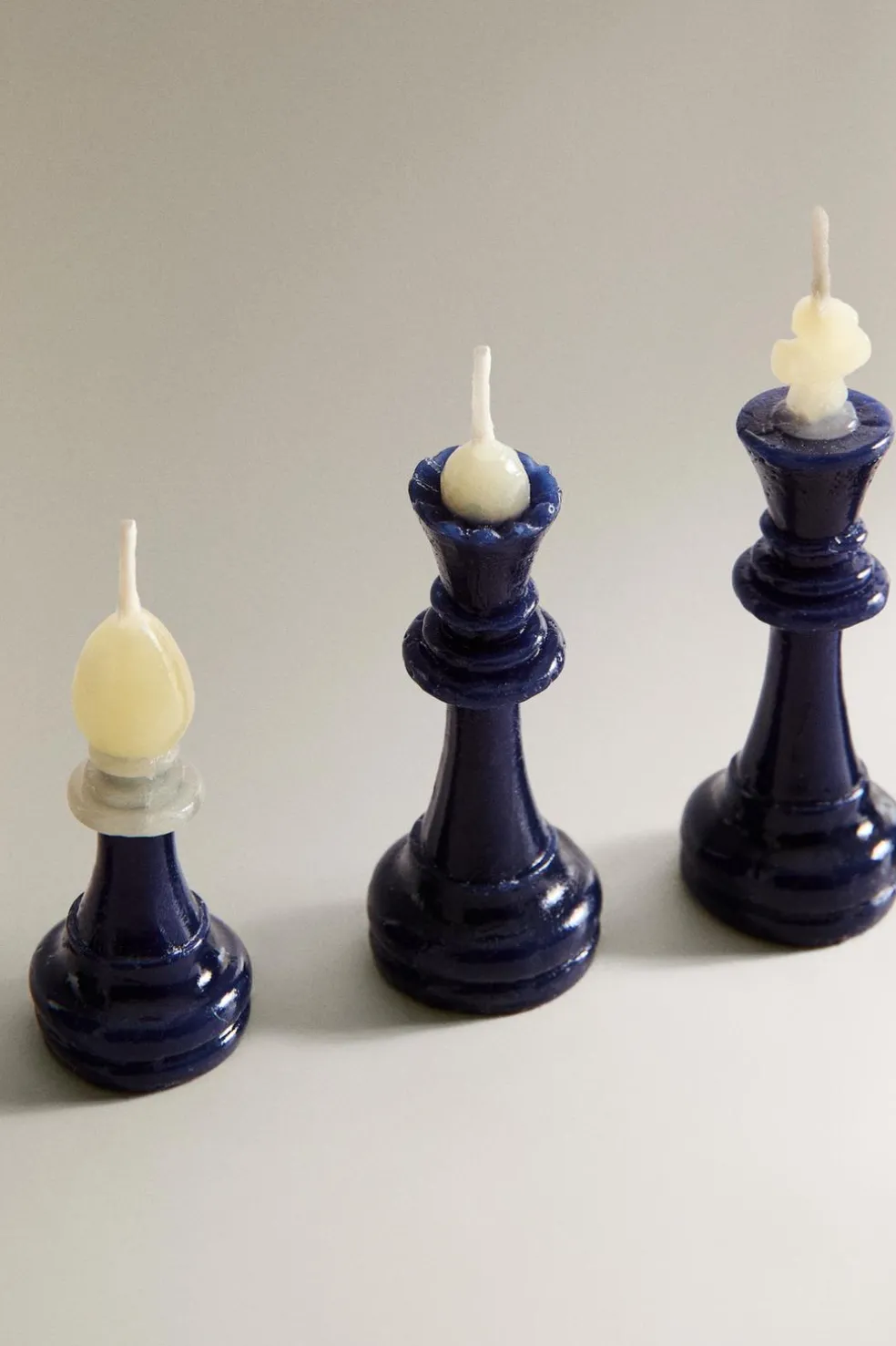 ZARA Presentes Para O Lar|Presentes Para O Lar^PACK VELAS DECORATIVAS XADREZ (PACK DE 12) Branco / Preto