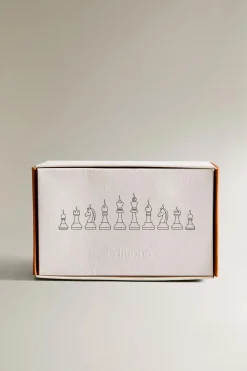 ZARA Presentes Para O Lar|Presentes Para O Lar^PACK VELAS DECORATIVAS XADREZ (PACK DE 12) Branco / Preto