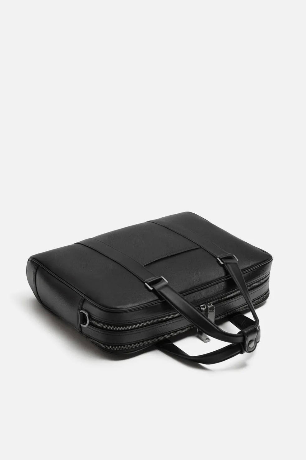 ZARA Malas|Malas / Mochilas^PASTA DUPLA TEXTURA Preto