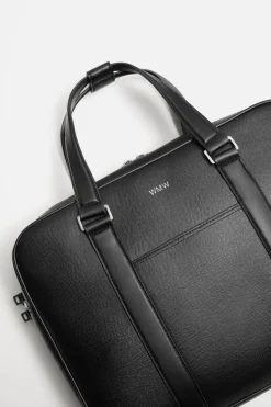 ZARA Malas|Malas / Mochilas^PASTA DUPLA TEXTURA Preto