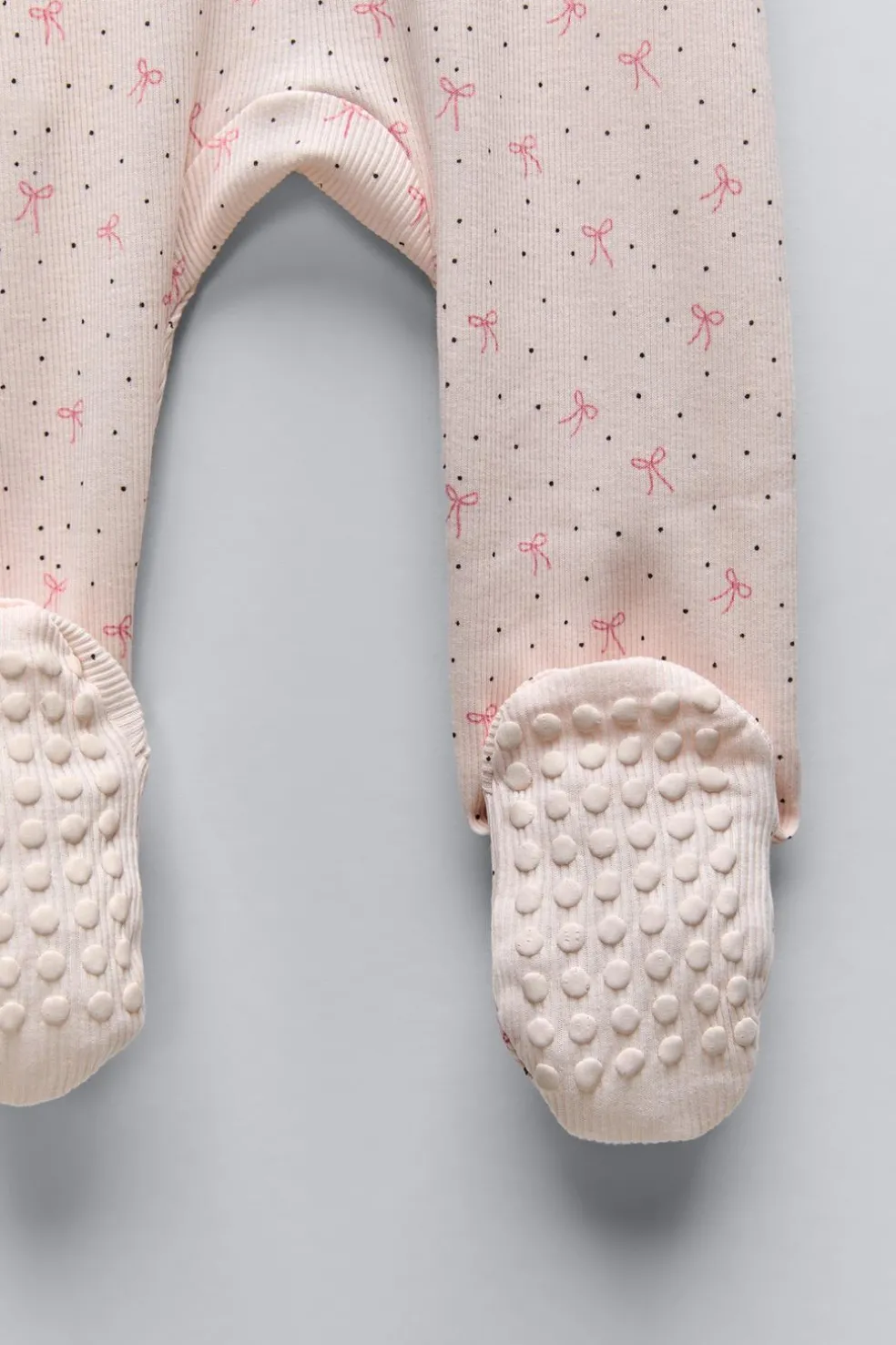 PIJAMA INTEIRO COM NERVURAS E LAÇOS-ZARA Cheap
