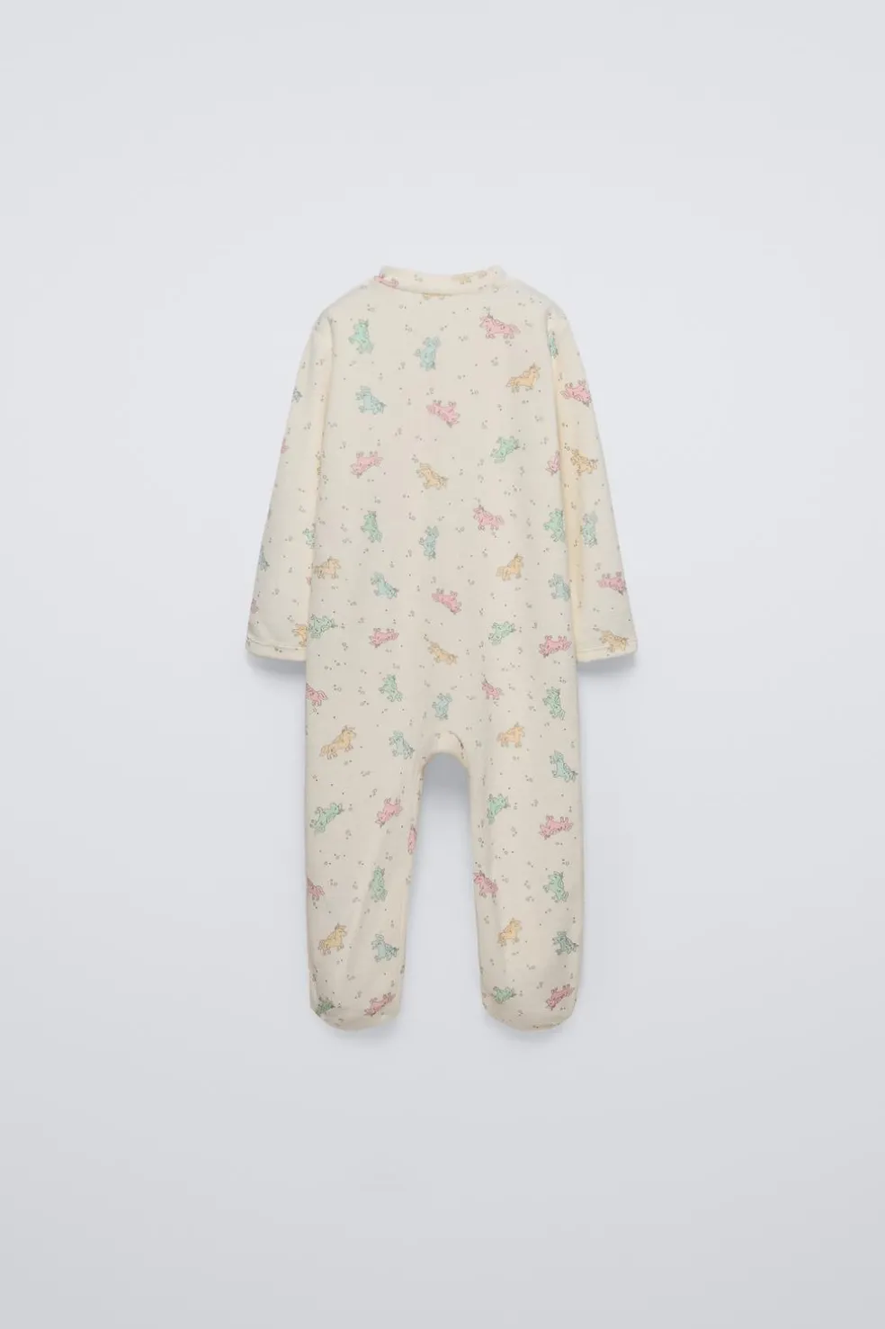PIJAMA INTEIRO DE VELUDO COM UNICÓRNIOS-ZARA Shop