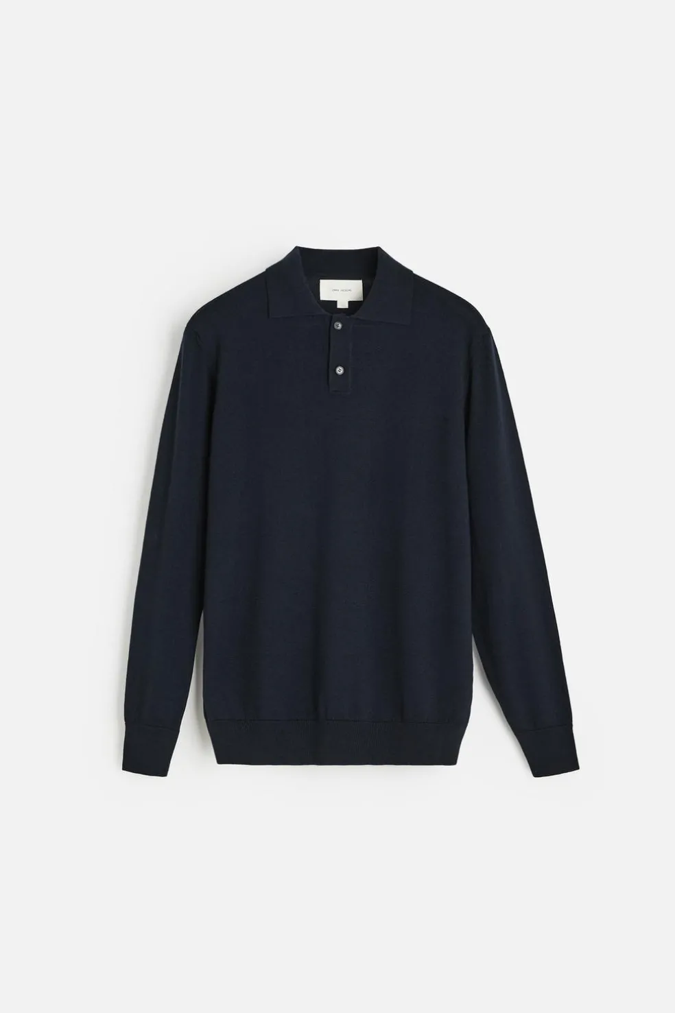 ZARA Vestuário De Inverno|Camisola / Casacos^POLO DE MALHA LÃ MERINO Azul-marinho