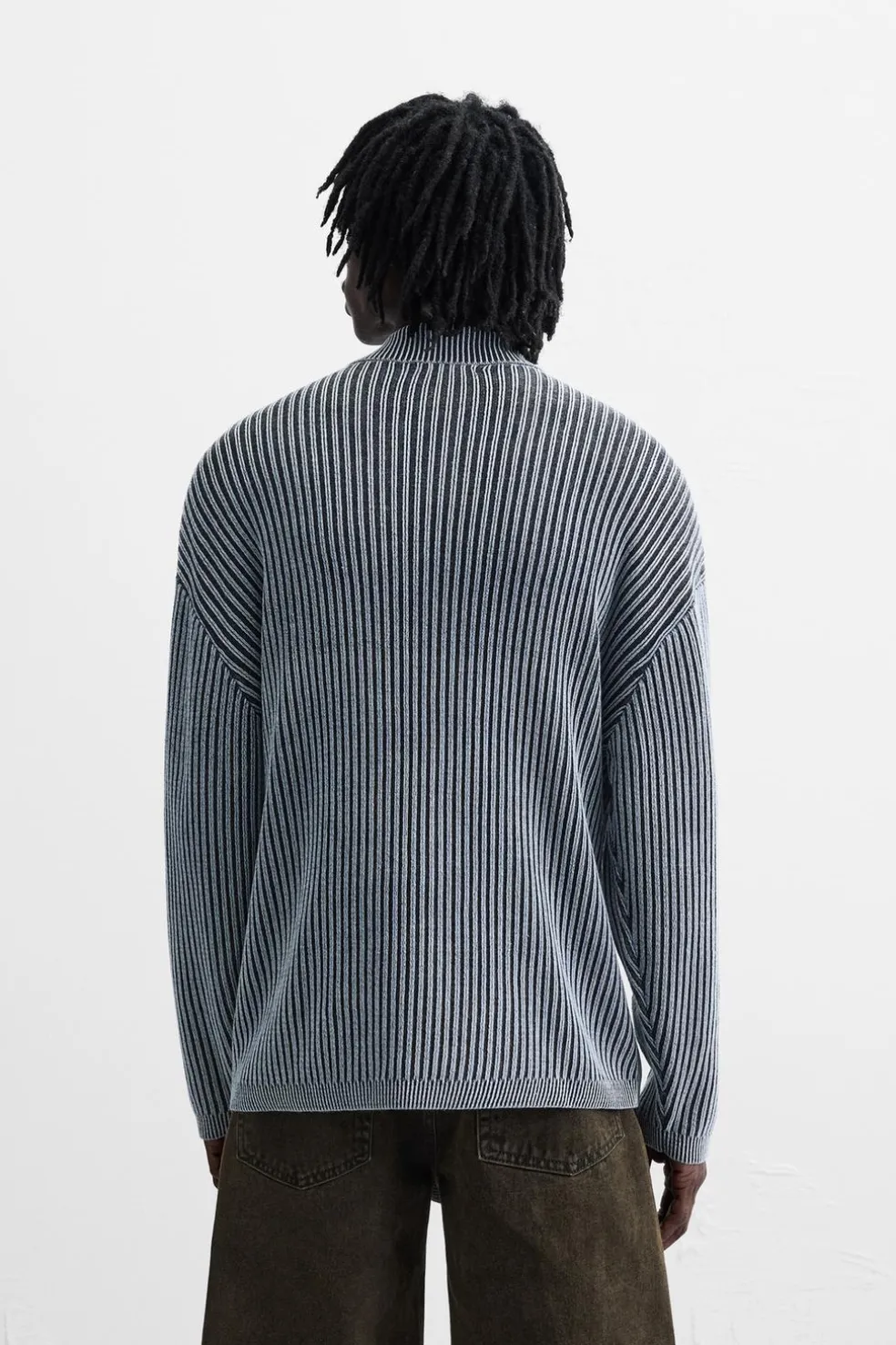 ZARA Camisola / Casacos|Polos^POLO DE MALHA LAVADA Índigo