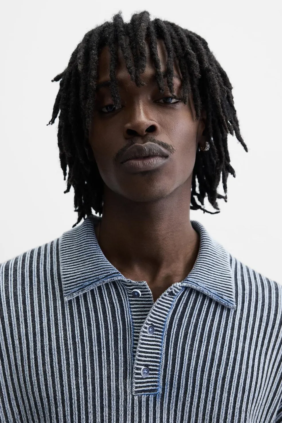 ZARA Camisola / Casacos|Polos^POLO DE MALHA LAVADA Índigo