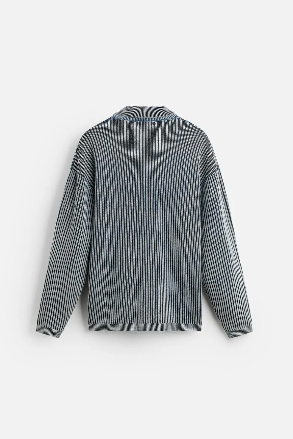 ZARA Camisola / Casacos|Polos^POLO DE MALHA LAVADA Índigo