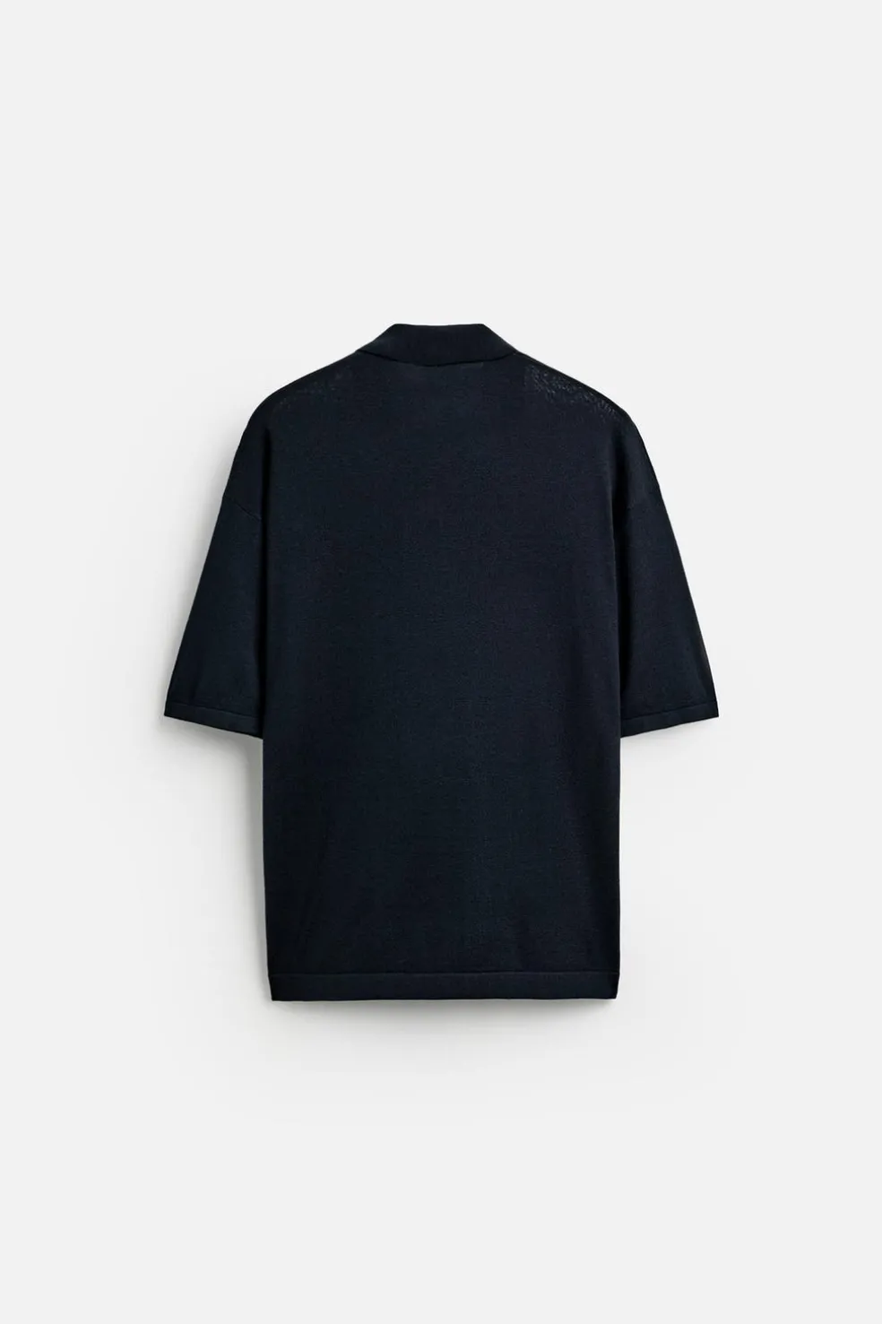 ZARA Camisola / Casacos|Polos^POLO DE MALHA LIMITED EDITION Azul-marinho
