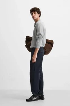 ZARA Camisola / Casacos|Polos^POLO DE MALHA PEROLADA Cinzento-vigoré