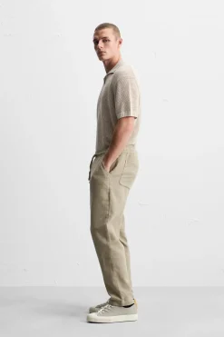 ZARA Camisola / Casacos|Polos^POLO DE MALHA RENDILHADA Bege-claro