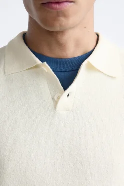 ZARA Camisola / Casacos|Polos^POLO DE MALHA TEXTURIZADA Branco-marfim