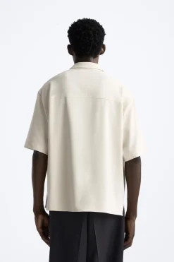 ZARA Polos^POLO ZIP Bege