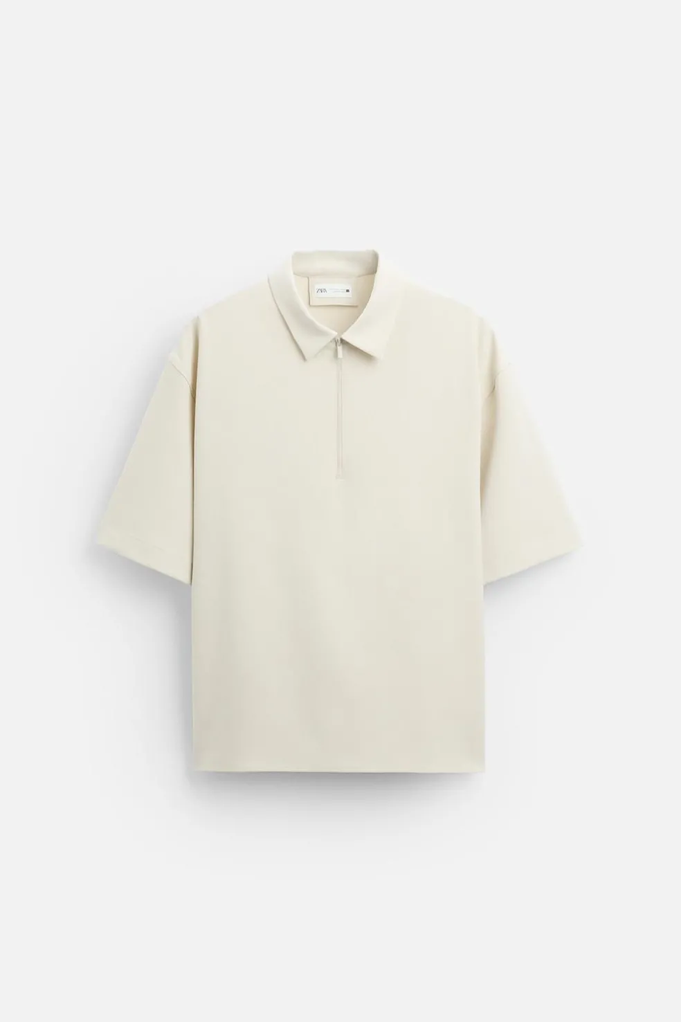 ZARA Polos^POLO ZIP Bege