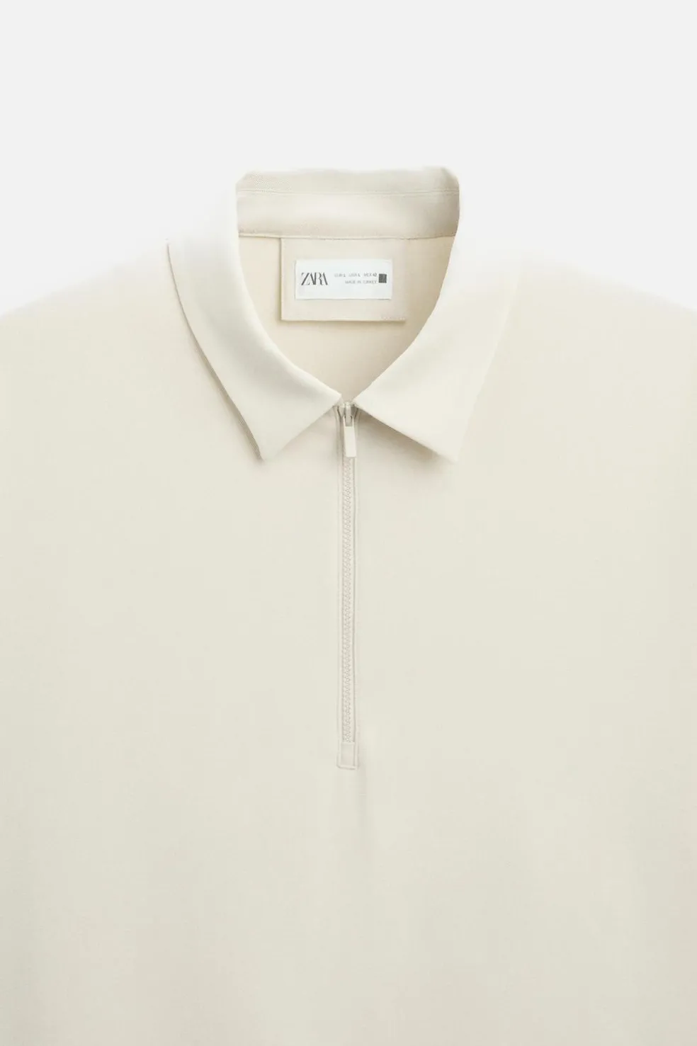 ZARA Polos^POLO ZIP Bege
