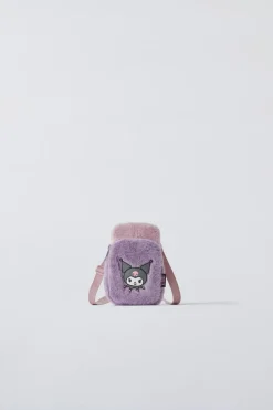 PORTA-TELEMÓVEL COM PELO KUROMI © SANRIO-ZARA Shop