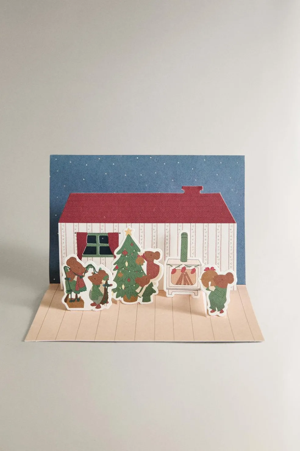 POSTAL DESDOBRÁVEL RATINHOS NATAL-ZARA Shop