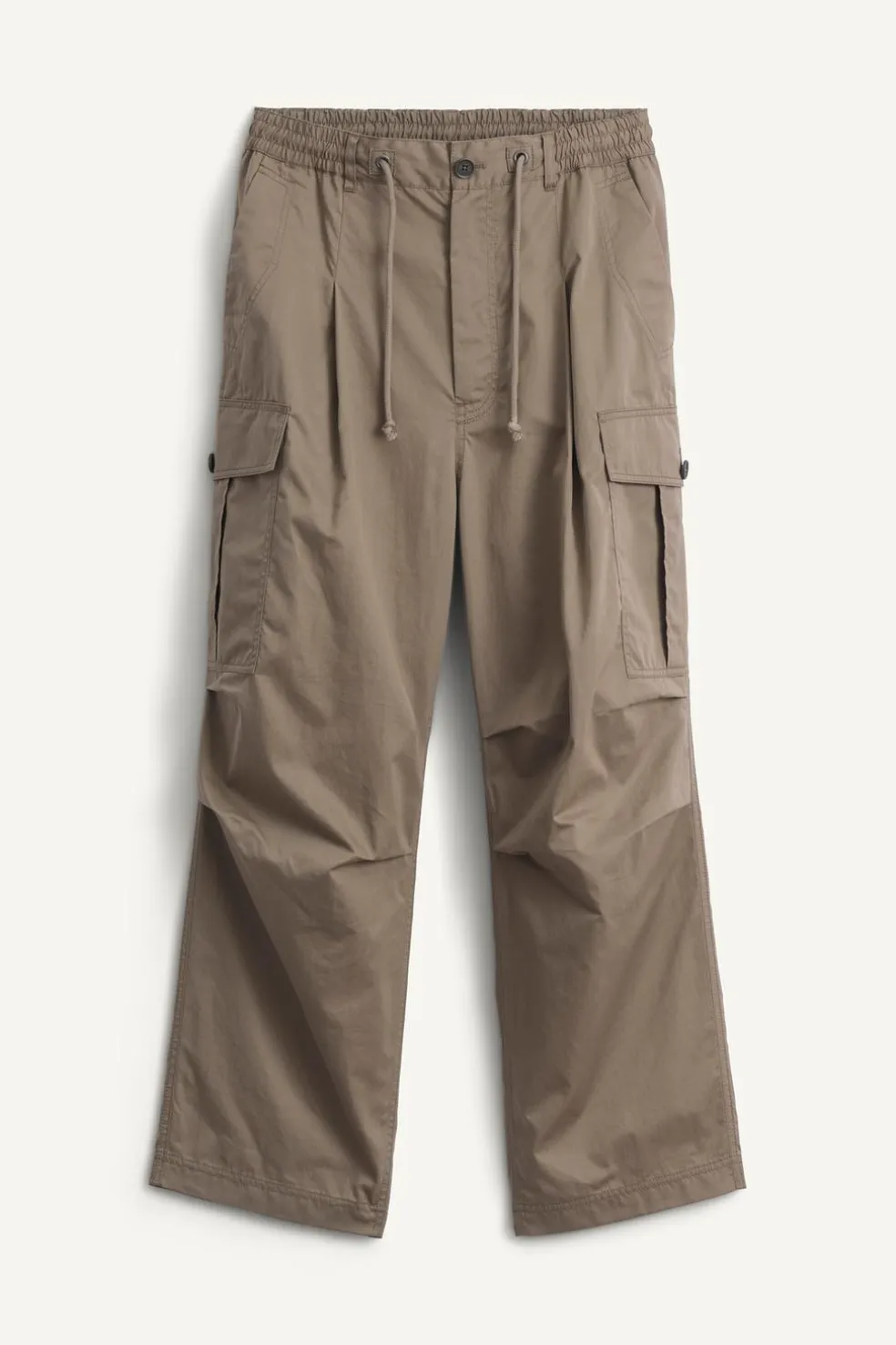 ZARA Calças^PRSHT PNT 13 Cinzento-toupeira