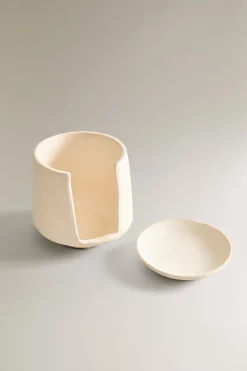ZARA Fragrâncias Para Casa|Fragrâncias Para Casa^QUEIMADOR ESTRUTURA PRATO CERÂMICA Branco