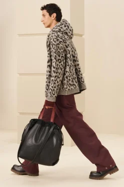 ZARA Calças^RGLR PNT 13 Bordeaux