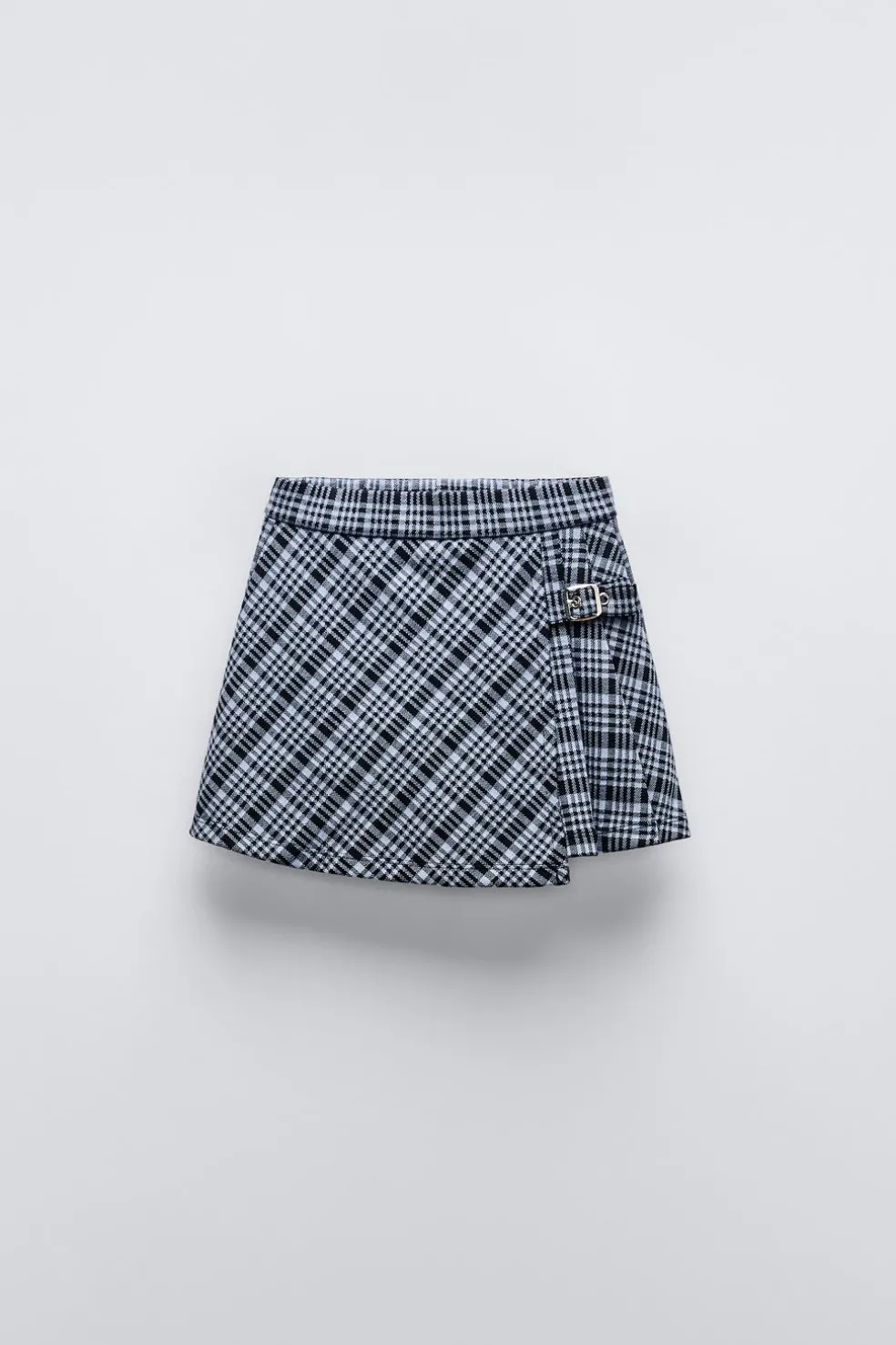 SAIA AOS QUADRADOS COM FIVELA-ZARA Sale