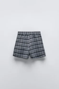 SAIA AOS QUADRADOS COM FIVELA-ZARA Sale