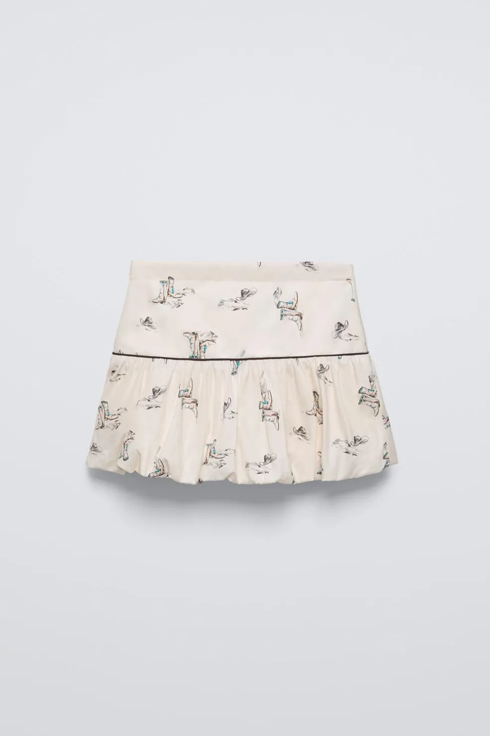 SAIA BALÃO COM ESTAMPADO BOTAS-ZARA Hot
