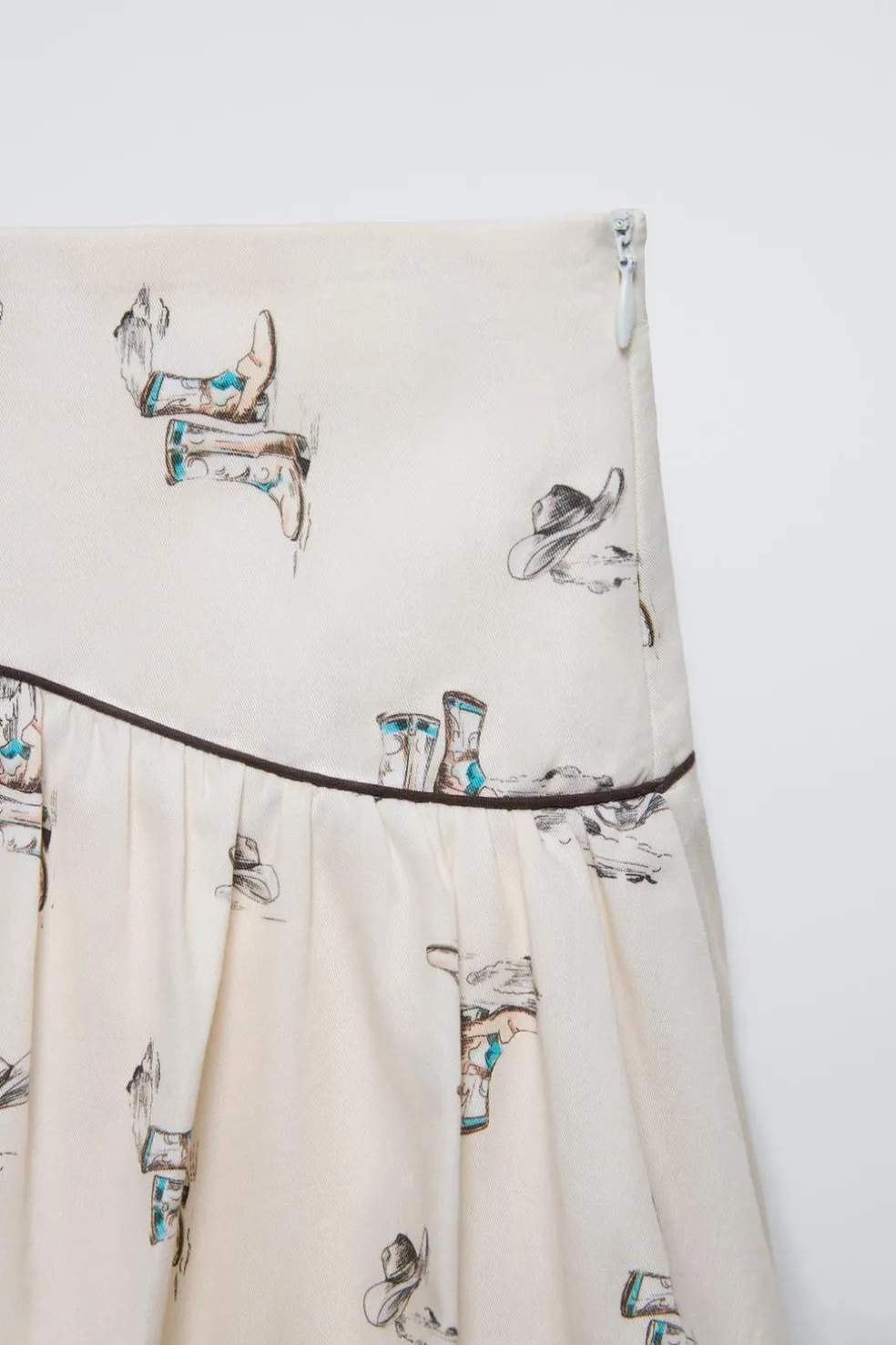 SAIA BALÃO COM ESTAMPADO BOTAS-ZARA Hot