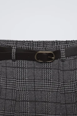 SAIA BERMUDA AOS QUADRADOS-ZARA Online