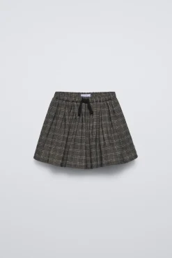 SAIA BERMUDA AOS QUADRADOS-ZARA Shop