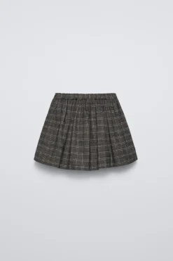 SAIA BERMUDA AOS QUADRADOS-ZARA Shop