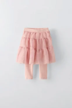 SAIA DE TULE COM LEGGINGS-ZARA Clearance