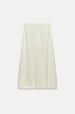 ZARA Winter Layersnew|Saias / Calções^SAIA MIDI SOFT Cru