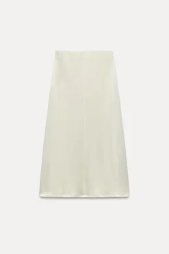 ZARA Winter Layersnew|Saias / Calções^SAIA MIDI SOFT Cru