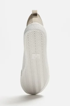 ZARA Desportivos|Sapatos^SAPATILHA ABOTINADA DE TECIDO Bege