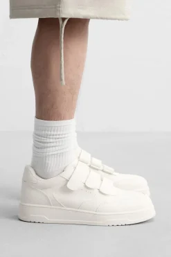 ZARA Desportivos|Sapatos^SAPATILHA COM TIRAS Branco-osso