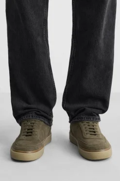 ZARA Desportivos|Sapatos^SAPATILHA DE PELE CASUAL Verde-água